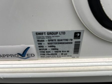 2016 Swift Sprite Quattro FB